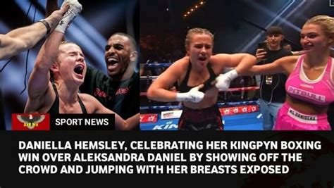 daniel hemsley celebration|Viewers stunned as OnlyFans boxer Daniella。